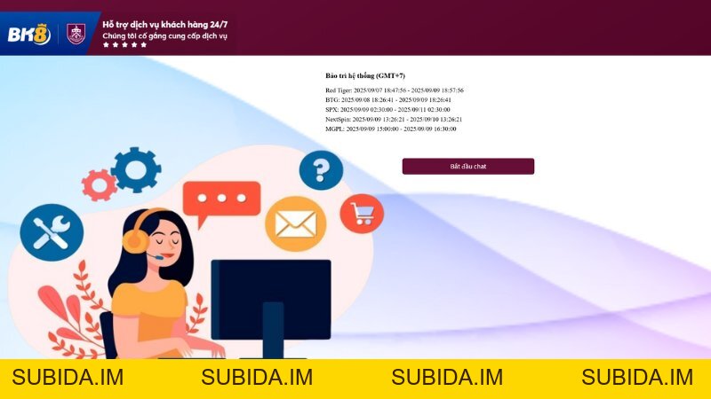 Cập nhật các kênh Liên hệ BK8, hỗ trợ hội viên nhanh nhất - subida