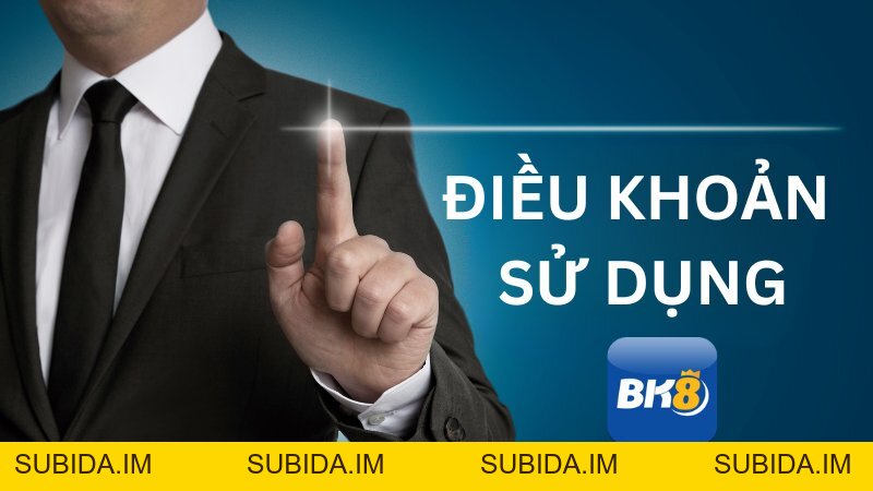 Những điều khoản sử dụng tại BK8 mà hội viên cần phải biết - subida