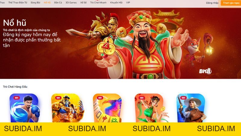 Nổ hũ BK8 - Bí quyết giữ vốn thông minh và săn hũ siêu to - subida